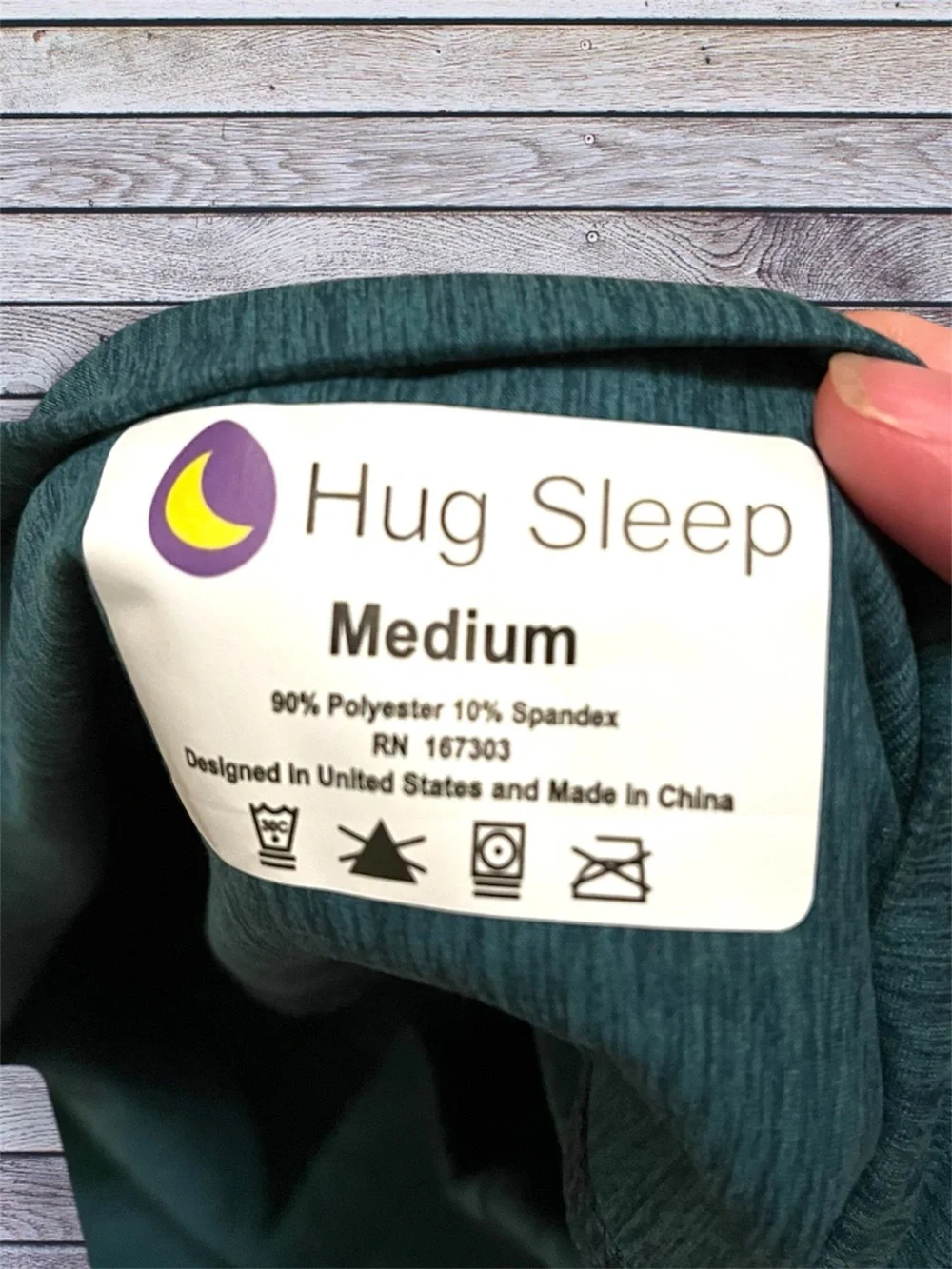 Hug Sleep Sleep Pod Turquoise Sleep Sack - Medium’s